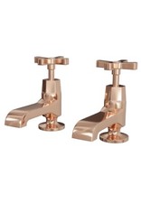 rose gold art deco basin taps & waste CASSELLIE ADE006 METALLIC