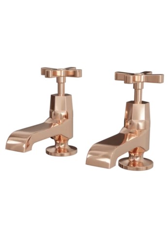 Rose gold art deco - deco, taps