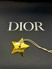 Christian Dior, 1 New Genuine Dior Gold Star. Accessory Bag Charm, Logo Dior