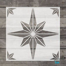 Star tile STENCIL / Kitchen Bathroom Wall Floor Stencil / Interior Decor