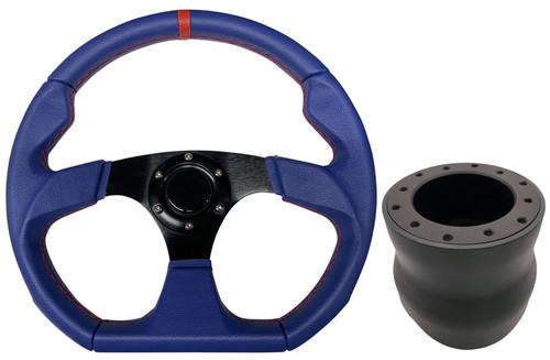 Blue black 350mm steering - d1,