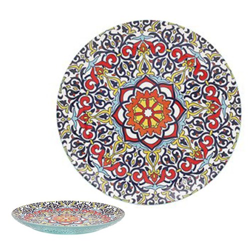 Blue tuscany ceramic plate - tuscany,