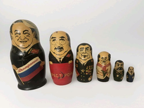 Rare russian wooden nesting - russian,