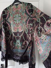 STUNNING RIVER ISLAND Size 20 TASSLE KIMONO JACKET BOHO PAISLEY DESIGN NEW
