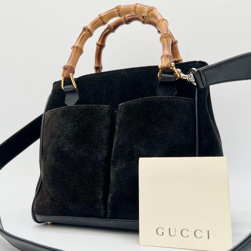 Gucci vintage bamboo 2way - gucci,