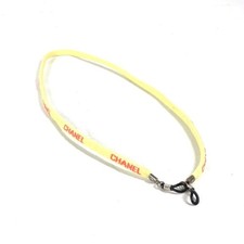 CHANEL Eyewear Sunglasses Eyeglasses 00T Glass Cord Glasses Strap Hanger Canvas 