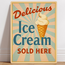 Ice Cream Sold Here Cafe