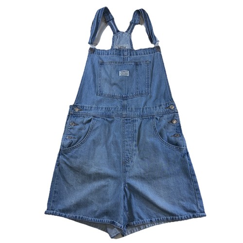 Levi denim overalls shorts - denim,