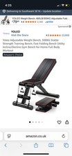 YOLEO 880LB Adjustable Weight Bench, Foldable Bench Press Stand