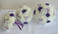 Wedding bouquet in PURPLE