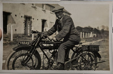 Real Photo Man Riding On Early