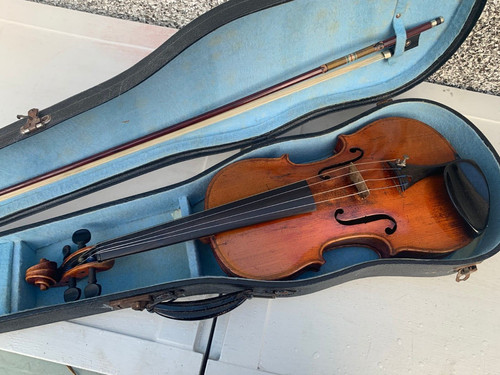 Antique violin birds eye - eye, maple