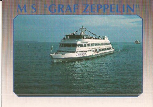 Postcard graf zeppelin - ms,