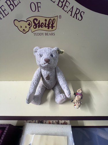 Steiff pewter 1992 white bear - steiff,