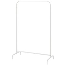 Clothes rail 99cm black white - clothes,
