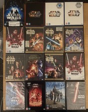 Bundle Of 16 Star Wars DVDs And Blu Rays Some Sealed Low Price To Clear