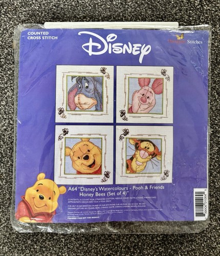 Winnie the pooh cross - cross, stitch