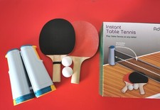 Instant Table Tennis Game Indoor Portable Travel Ping Pong Extendable AddPlay