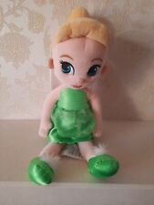 Tinkerbell Toddler Soft Toy Fairy Doll Green Tink 13" Peter Pan Disney Store 