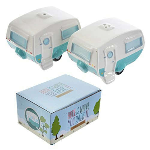 Novelty caravan square ceramic - caravan,