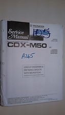 Pioneer cdx-m50 service manual original repair book stereo cd player