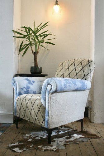 Reupholstered armchair chair - armchair,