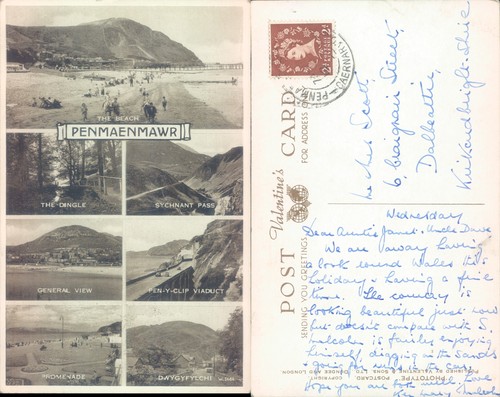 Penmaenmawr beach and