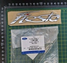 FORD FIESTA BOOT BADGE For VII