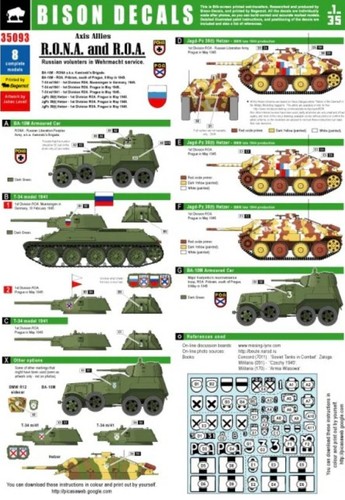 Bison decals axis - bison, allies