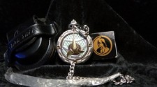 🛡️ Franklin Mint Star Trek Pocket Watch w/ Chain & Case – Klingon Bird of Prey
