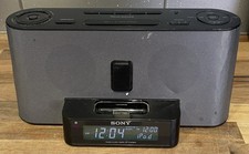 SONY ICF-C1iPMK2 DREAM MACHINE FM/AM ALARM CLOCK RADIO SPEAKER IPHONE IPOD DOCK 