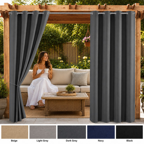 Outdoor curtains blackout - outdoor,