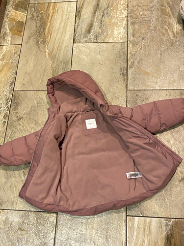 Next pale pink hooded puffer - next,