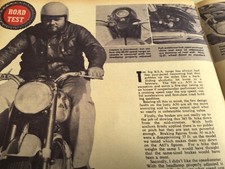 BSA A50 ROAD TEST  PERIOD 1964 MOTORCYCLE