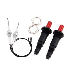 2Pcs 1 Out 1 Push Button Piezo