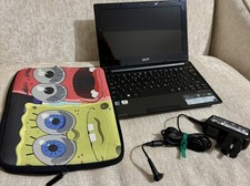 *Tested & Working* Acer Aspire One D255E,  10.1 Netbook, Black 250GB HDD Bundle