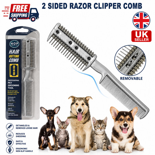 Pet hair trimmer comb - hair,