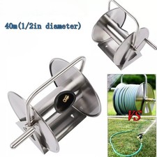Stainless steel Hose Reel - Free Standing - For Window Cleaners and Domestic Use