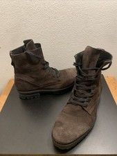 All Saints Brown Leather Suede