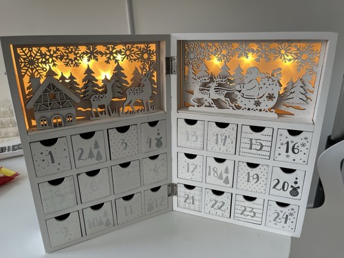 Wooden christmas advent - christmas,