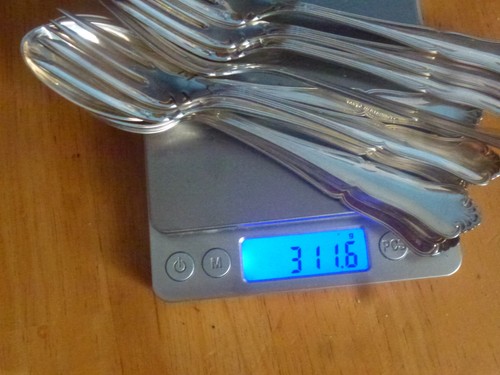 Antique solid silver - antique, set