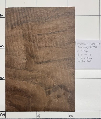 American walnut figured ripple - american,