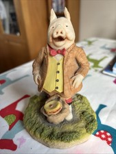 Arden Rupert the Bear  Podgy Pig Ornament 75th Anniversary 1995 R033