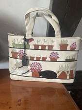 Ciccia Made By Radley Ivory Leather Bag Great Design & Colours Good Condition 