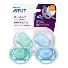 Philips Avent Ultra Air Dummies 6-18m 2pk BPA-Free Soother Rabbit Hedgehog