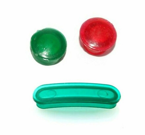 Head set green red gem - set,