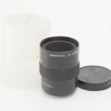 COSMICAR VARIFOCAL TV  16-32mm f/1.6 0.25m-∞ ZOOM LENS  C MOUNT + Case  #54