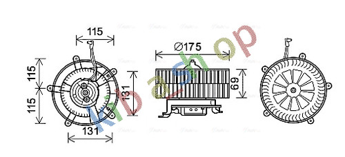 Air blower fits - 7, e66