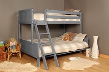 TRIPLE BUNK BED GREY SLEEPER