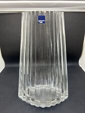 Leonardo Glass vase fluted tapered (Y2 683)